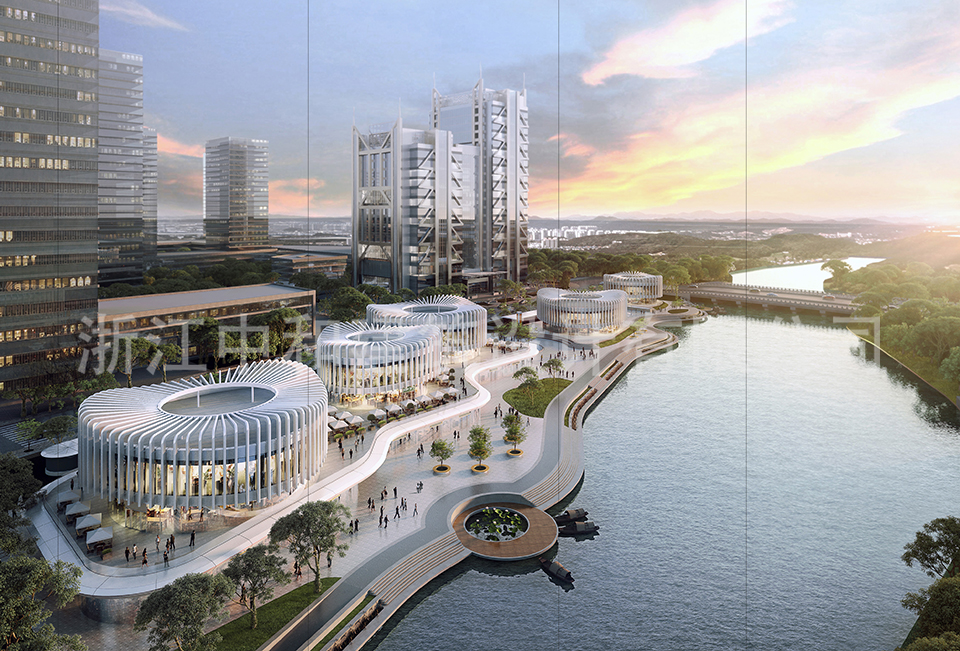 鏡湖九流渡濱河商業(yè)區(qū)-浙江中和建筑設(shè)計(jì)有限公司